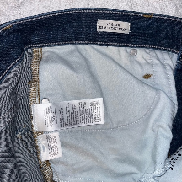 J. Crew 9” Demi Boot Crop Jeans Button Fly - Picture 11 of 13